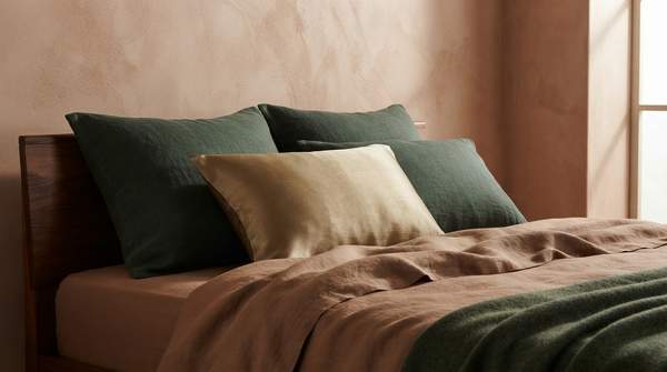 Editorial illustration for Silk, Satin, or Cotton? The Material Science Behind a Better Pillowcase