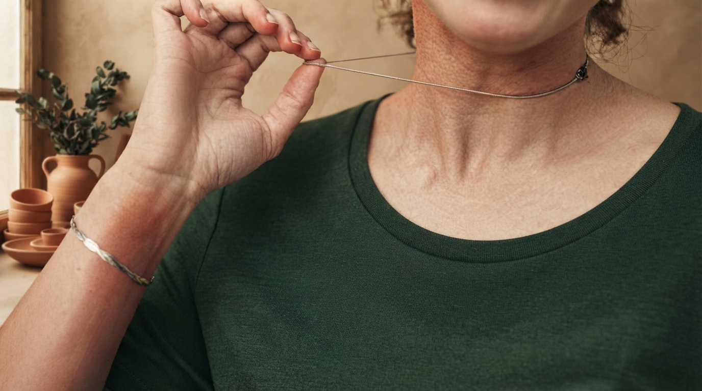 Editorial illustration for The Science of Skin-Safe Jewelry: Why Some Metals Irritate and Others Don't